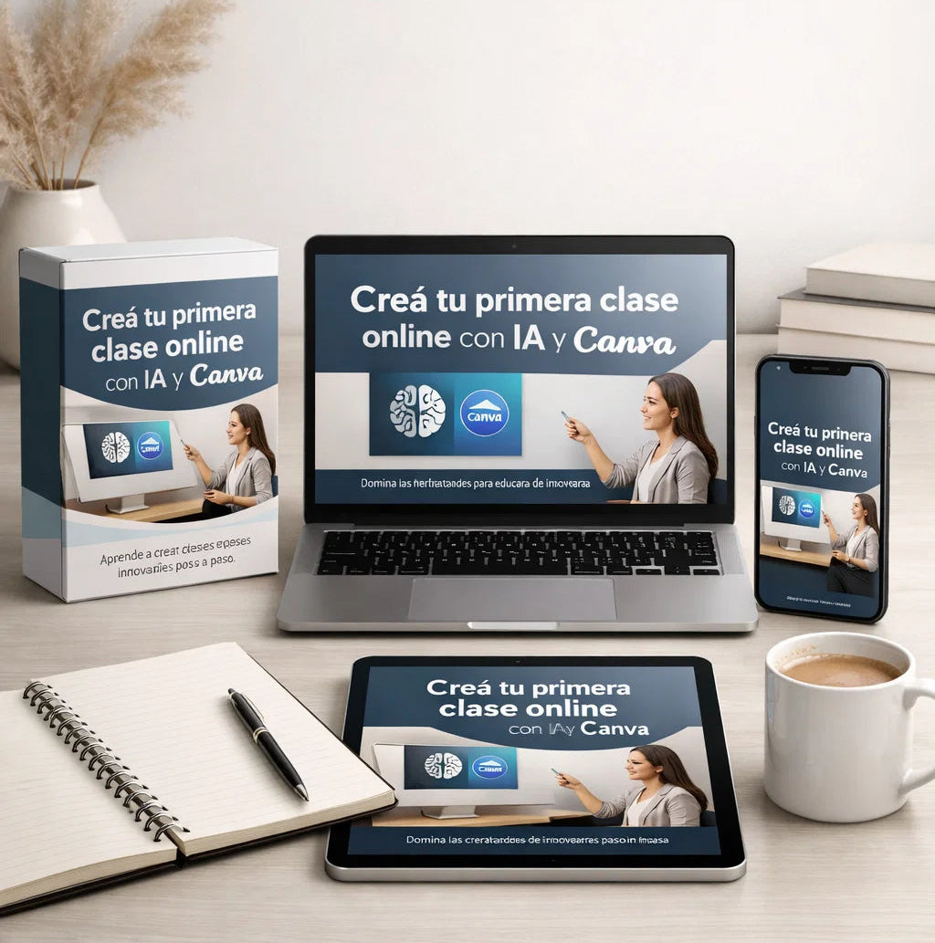 Crea tu primera clase online con IA y Canva